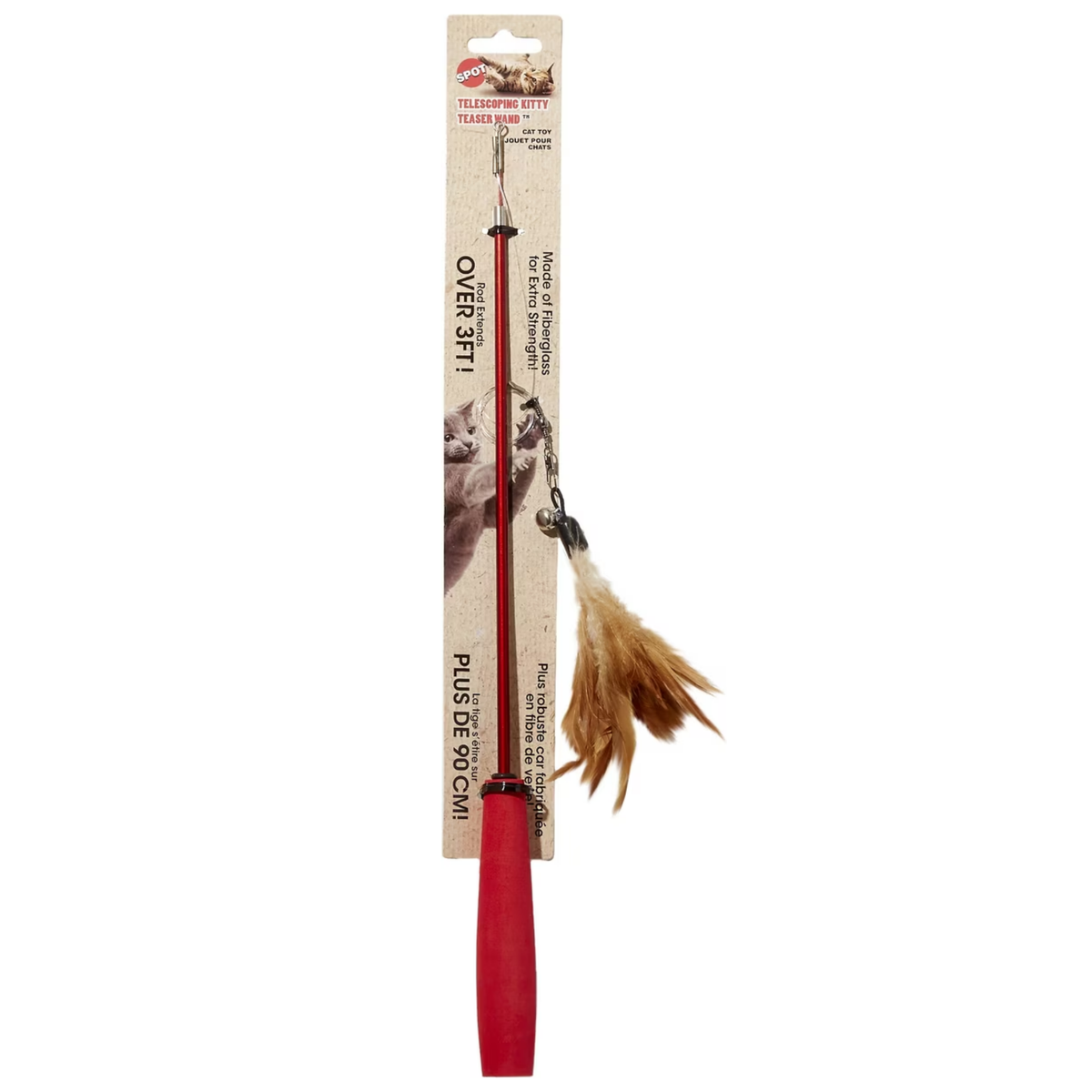 Spot Ethical Pet Telescoping Cat Teaser Wand