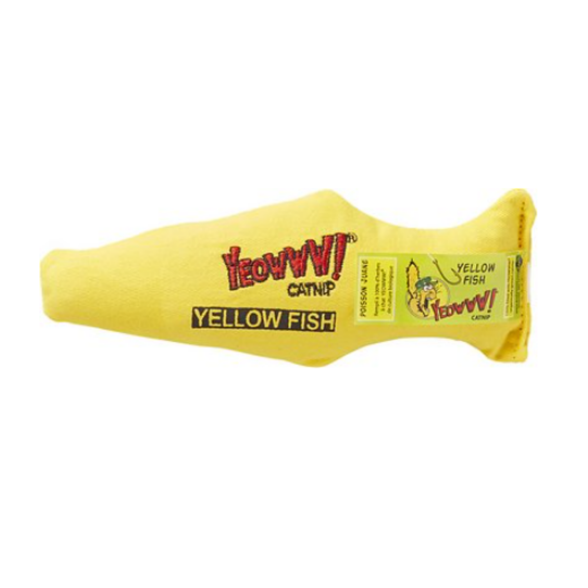 Yeowww Fish Catnip Pillow Cat Toy