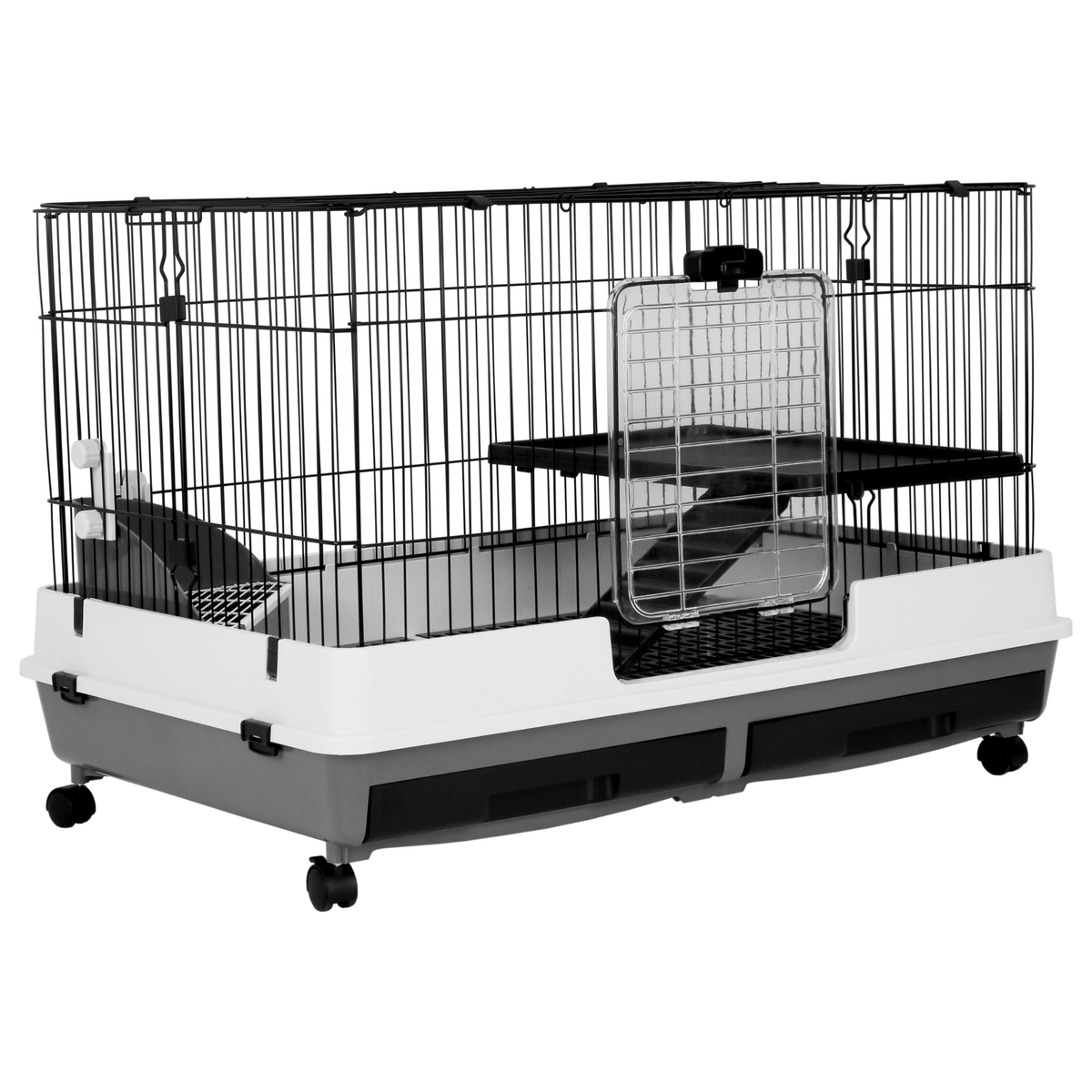 A&E Deluxe 2 Level Small Animal Cage 40 x 25 x 26 in