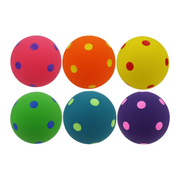 Incredipet Polka Dot Ball with Feather Cat Toy 2 pk