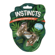 Smartykat Instincts Mouser Mayhem HappyNip Silvervine & Compressed Catnip Cat Toy 2 pk