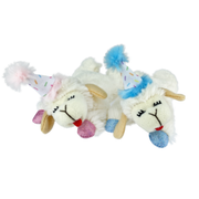 Multipet Lamb Chop Birthday Cat Toy 4 in