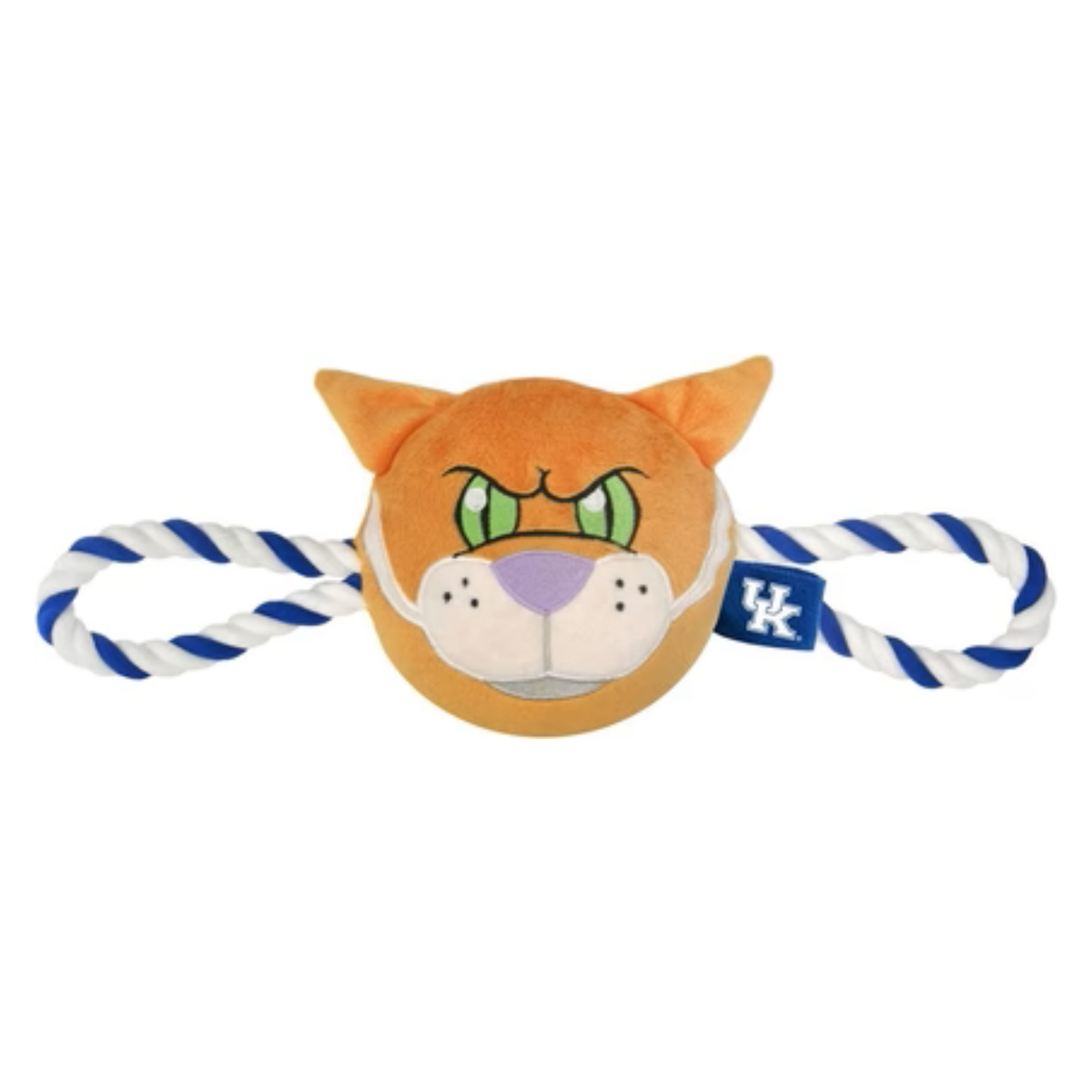 Pets First Kentucky Wildcats Mascot Double Rope Plush Dog Toy 25 in