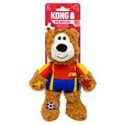 Kong Limited Edition Soccer Spain Wild Knots Bear Dog Toy 7 in
