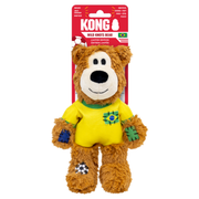 Kong Limited Edition Soccer Brazil Wild Knots Bear Dog Toy 7 in