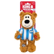 Kong Limited Edition Soccer Argentina Wild Knots Bear Dog Toy 7 in
