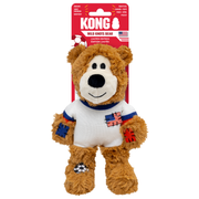 Kong Limited Edition Soccer USA Wild Knots Bear Dog Toy 7 in