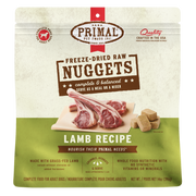 Primal Lamb Formula Nuggets Grain-Free Freeze-Dried Dog Food 14 oz