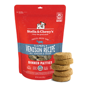 Stella & Chewy's Simply Venison Freeze-Dried Raw Dinner Patties for Dogs 14 oz