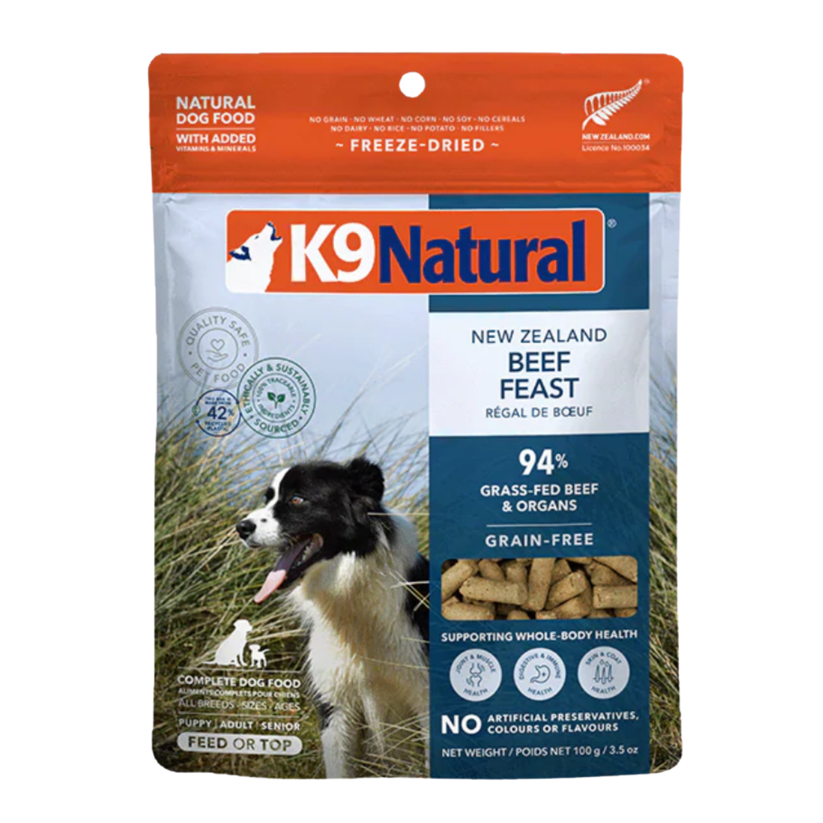 Natural Pet Food Group Beef Feast Freeze-Dried Dog Food Topper 3.5 oz