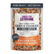 Health Extension Whole Foods Gently Cooked in Bone Broth Chicken & Pumpkin Recipe Dog Food