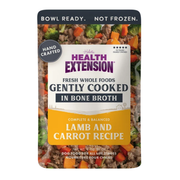 Health Extension Whole Foods Gently Cooked in Bone Broth Lamb & Carrot Recipe Dog Food