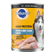Pedigree High Protein Chicken & Turkey Flavor in Gravy Canned Dog Food