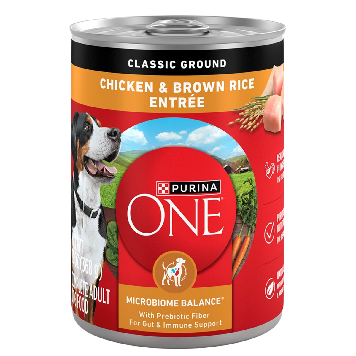 Purina ONE SmartBlend Classic Ground Chicken & Brown Rice Entrée Adult Canned Dog Food