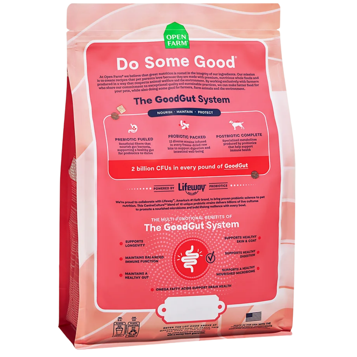 Open Farm GoodGut Grass-Fed Beef Dog Kibble