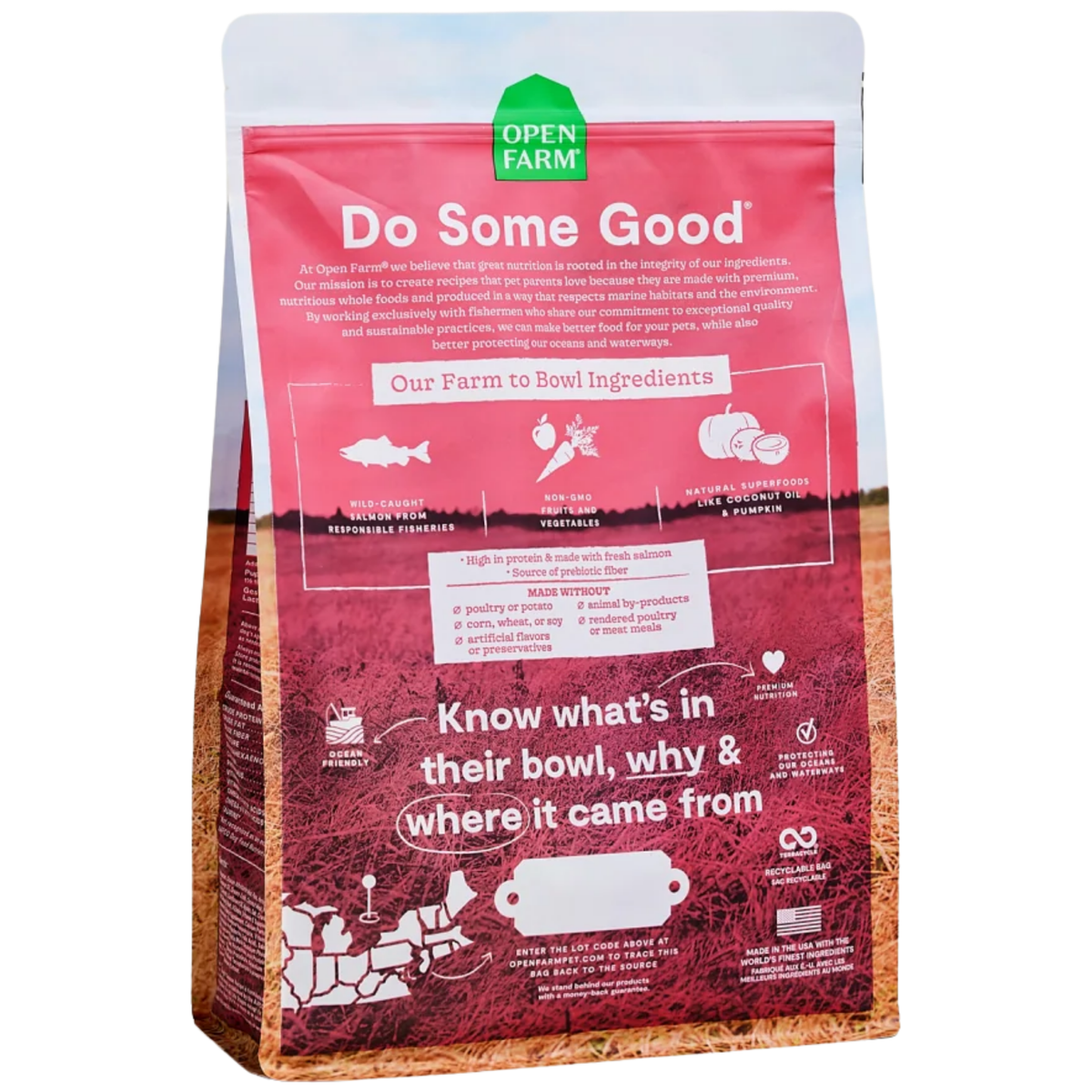 Open Farm Wild-Caught Salmon Grain-Free Dry Dog Food
