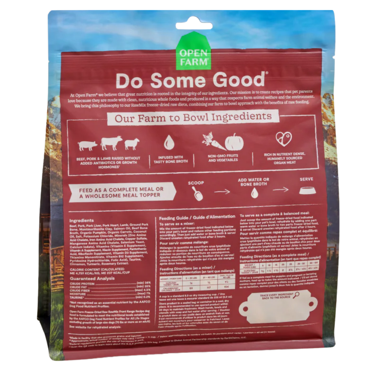 Open Farm RawMix Front Range Freeze Dried Raw Morsels for Dogs