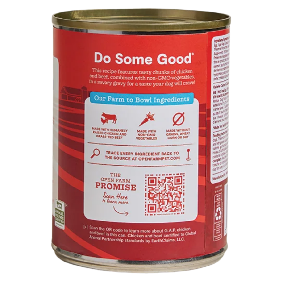 Open Farm Chicken & Grass-Fed Beef Hearty Stew Wet Dog Food