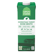 Open Farm Homestead Turkey Bone Broth for Dogs 33.8oz