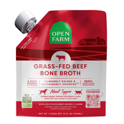 Open Farm Grass-Fed Beef Bone Broth Meal Topper for Dogs & Cats 12 oz