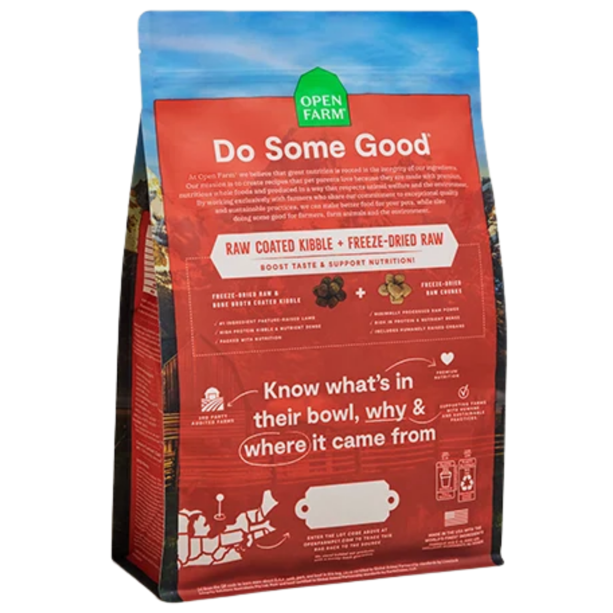 Open Farm RawMix Great Plains Ancient Grains Dog Kibble