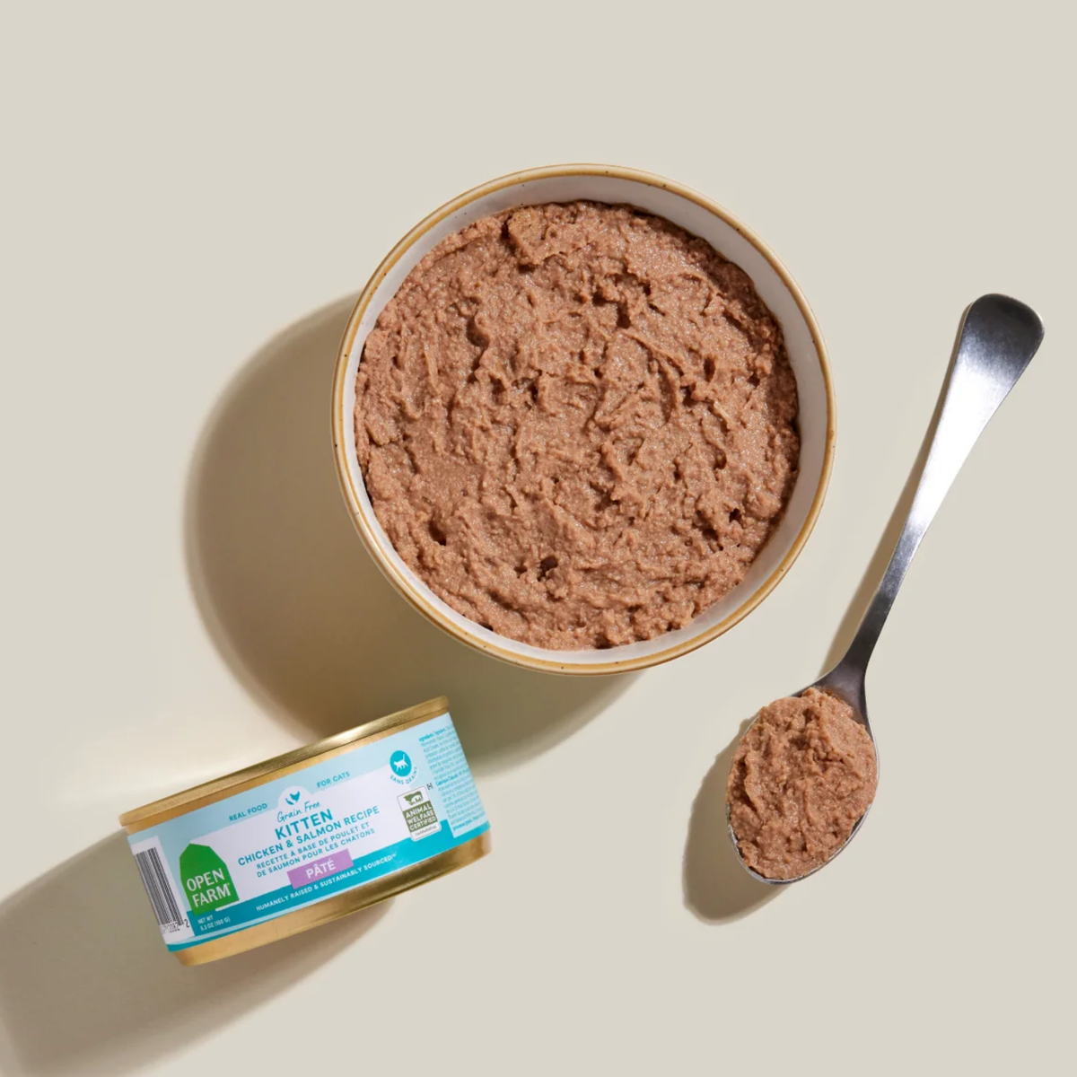 Open Farm Kitten Chicken and Salmon Pate Wet Cat Food