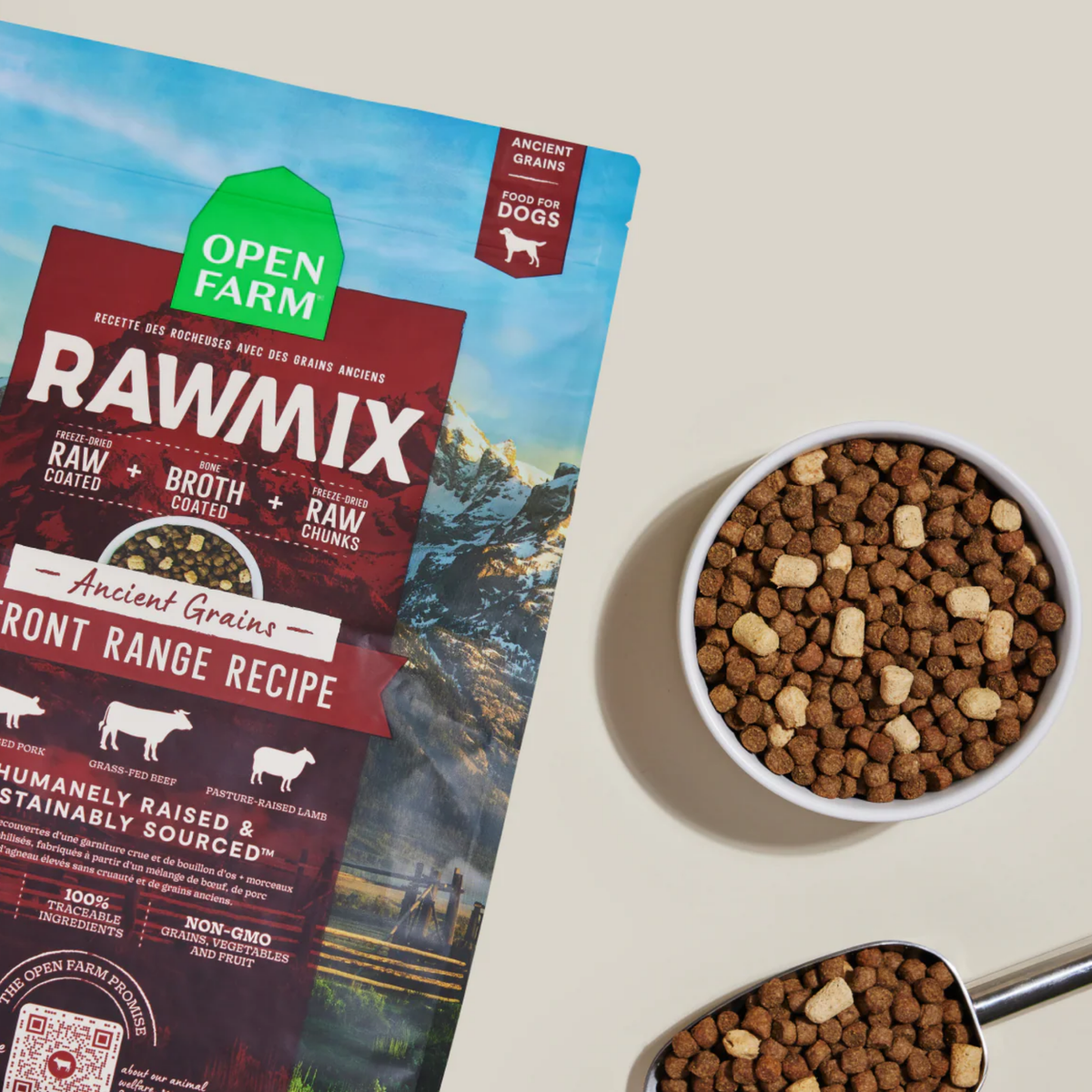 Open Farm Front Range Ancient Grains RawMix For Dogs 20 lb