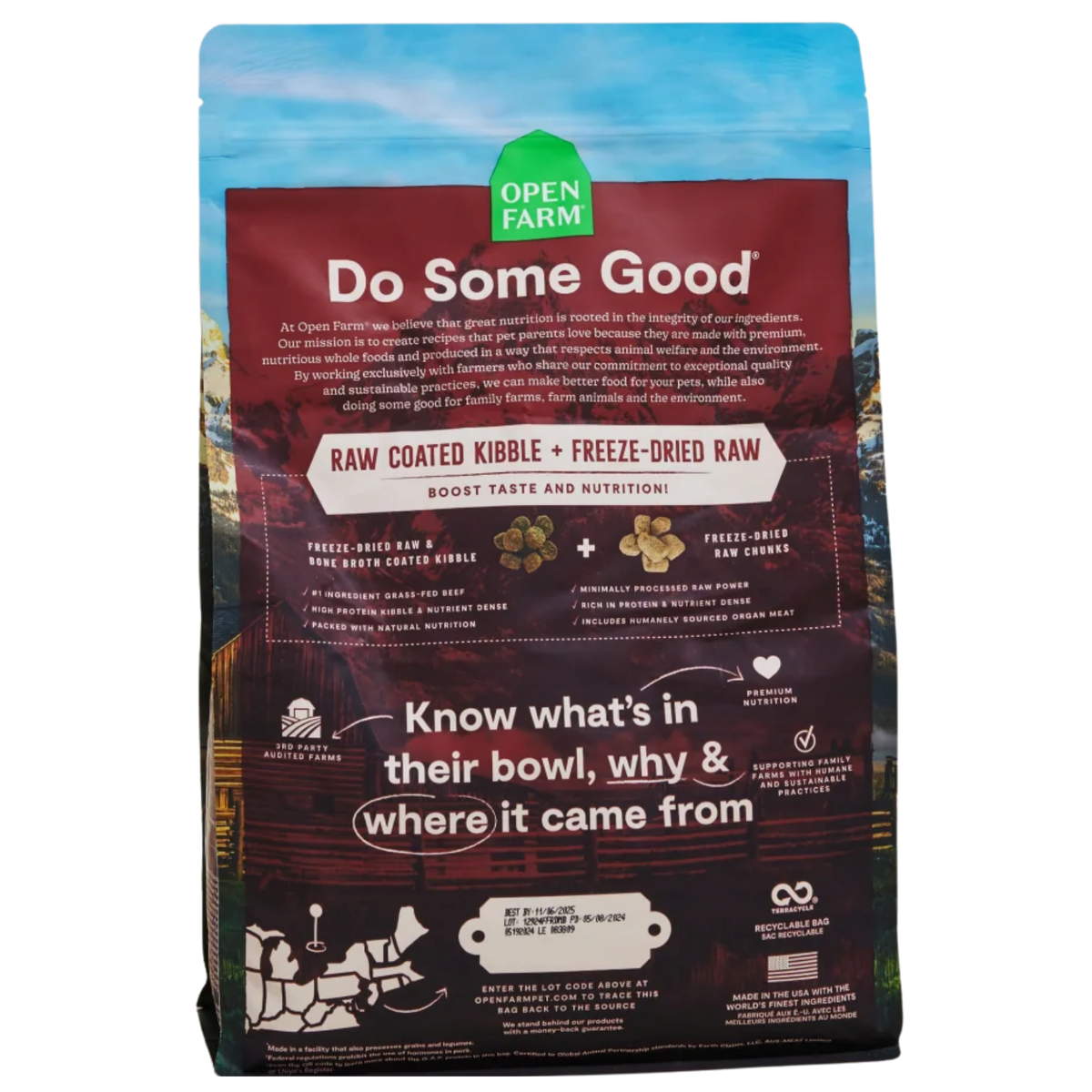 Open Farm Front Range Grain-Free RawMix for Dogs