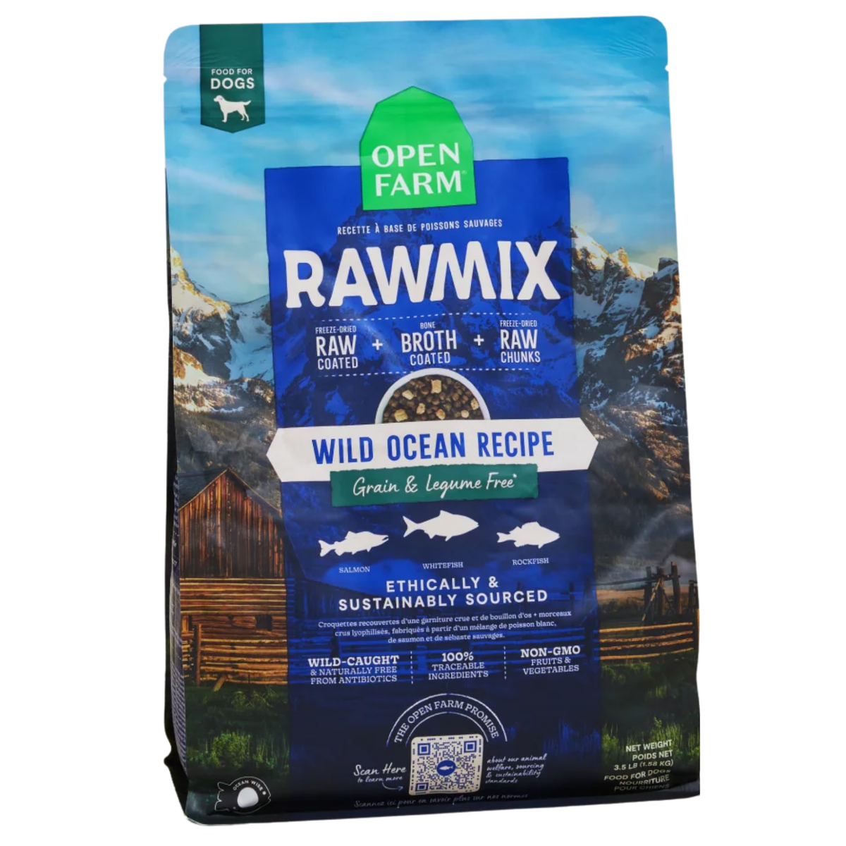 Open Farm Wild Ocean Grain-Free RawMix for Dogs