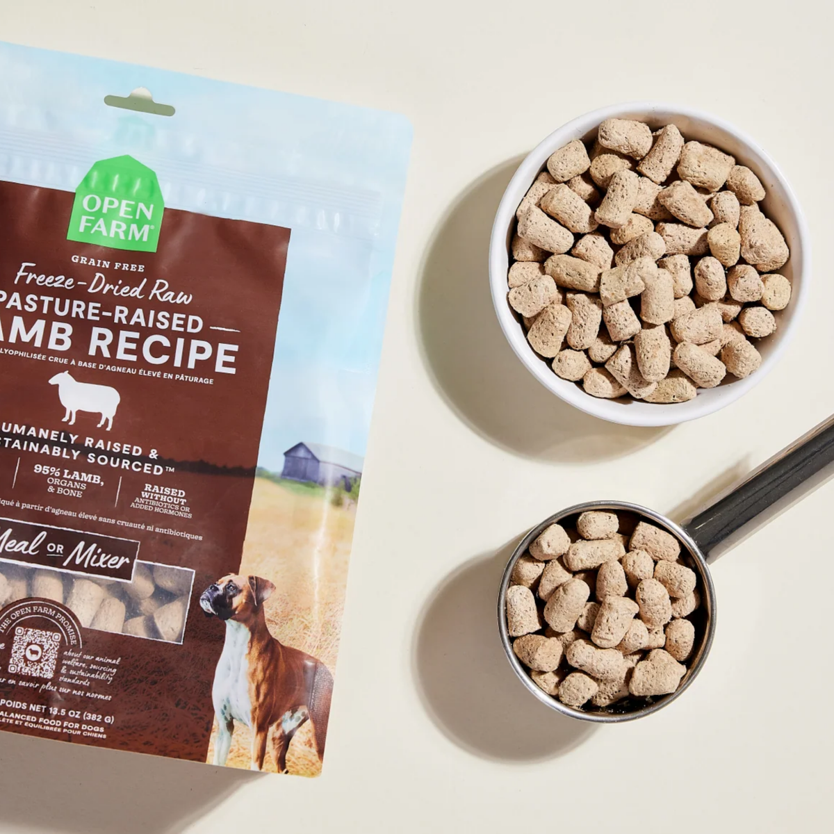 Open Farm Pasture-Raised Lamb Freeze-Dried Dog Food 13.5 oz