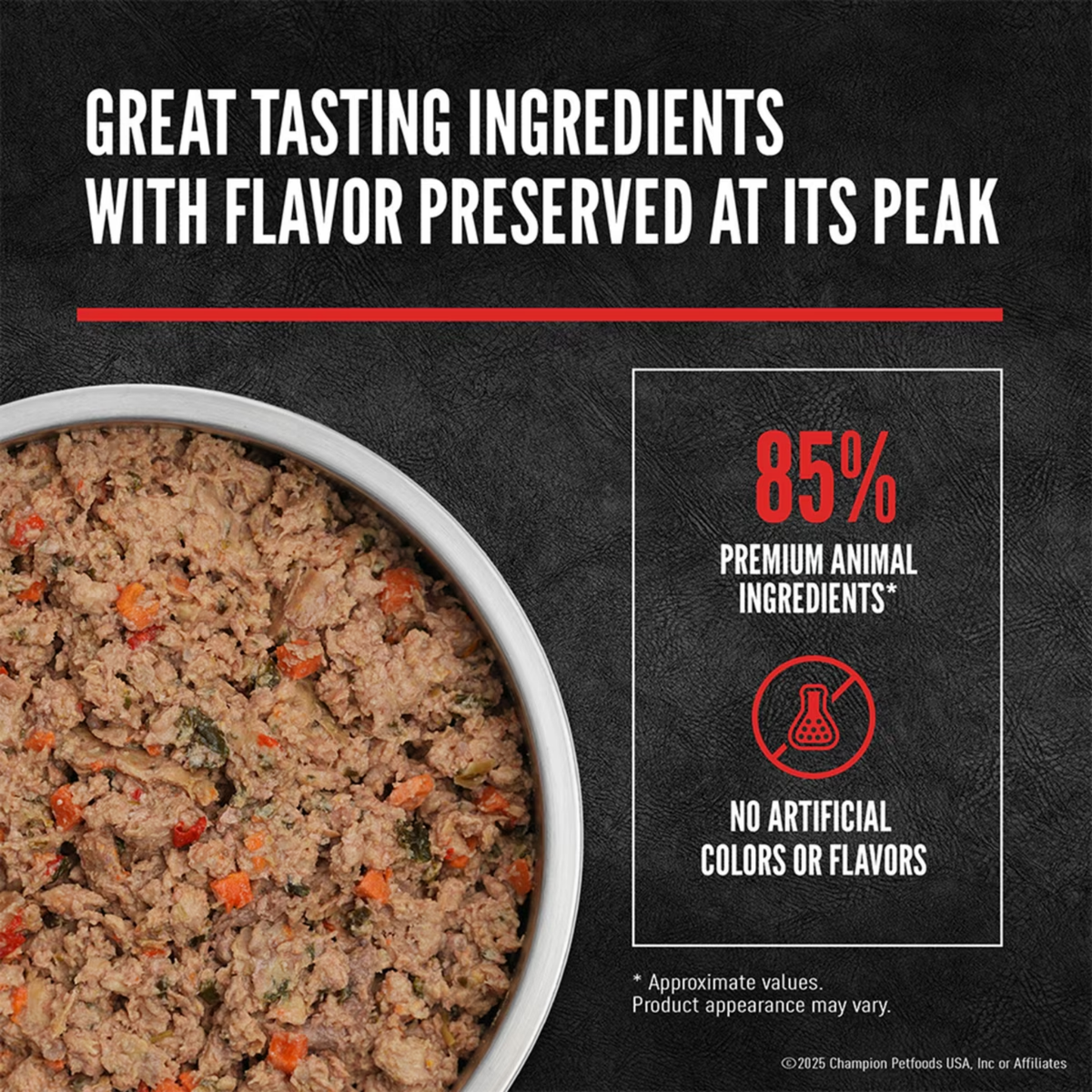 Orijen FRESHPREY Turkey, Salmon & Pork Recipe Grain-Inclusive Frozen Dog Food