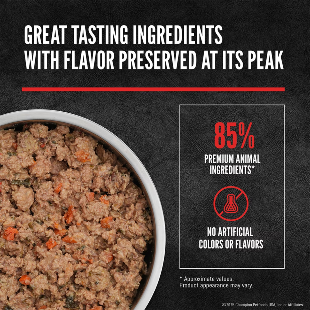 Orijen FRESHPREY Beef, Pork & Lamb Recipe Grain-Free Frozen Dog Food