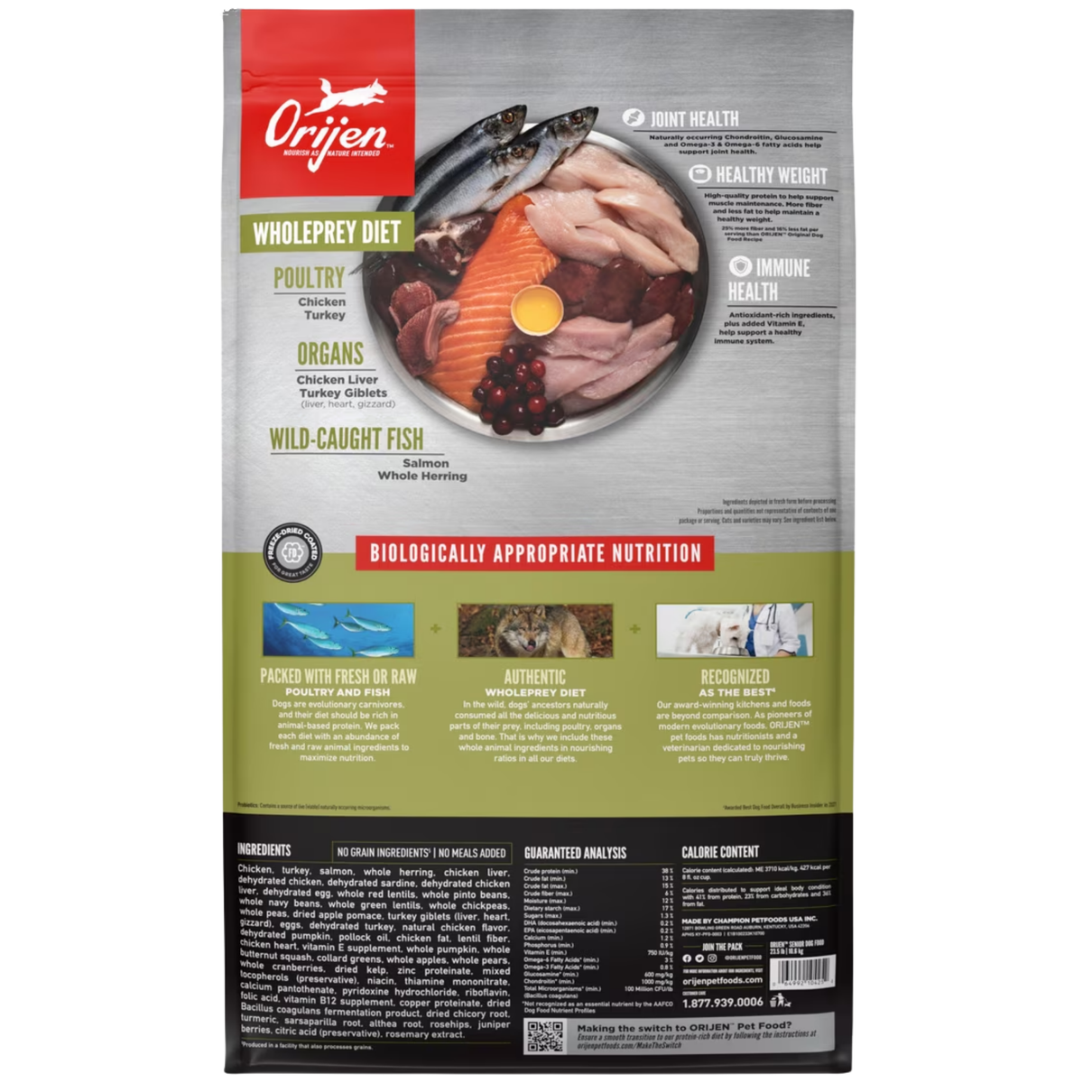 ORIJEN Senior Grain-Free Dry Dog Food