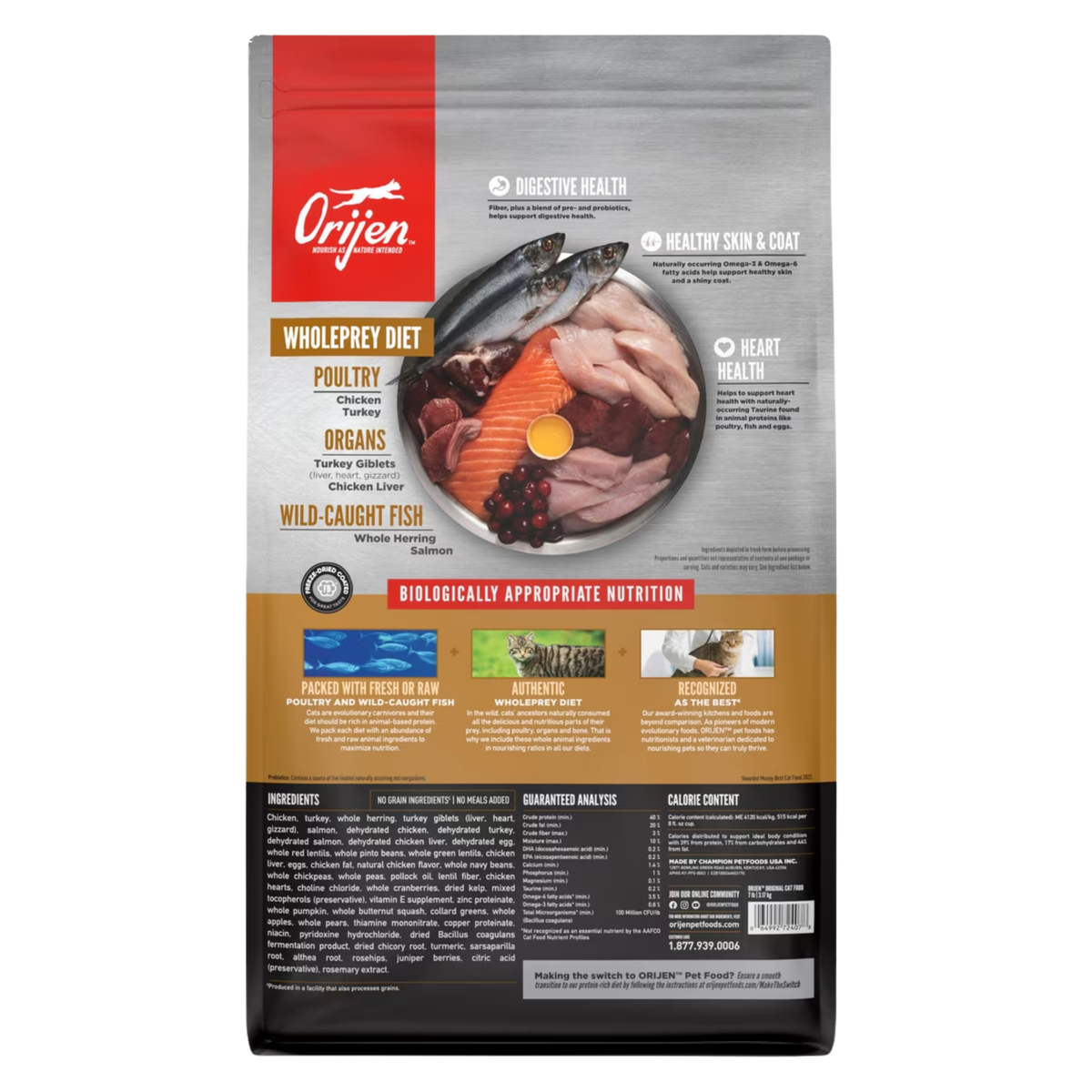 Orijen Cat & Kitten Grain-Free Dry Cat Food