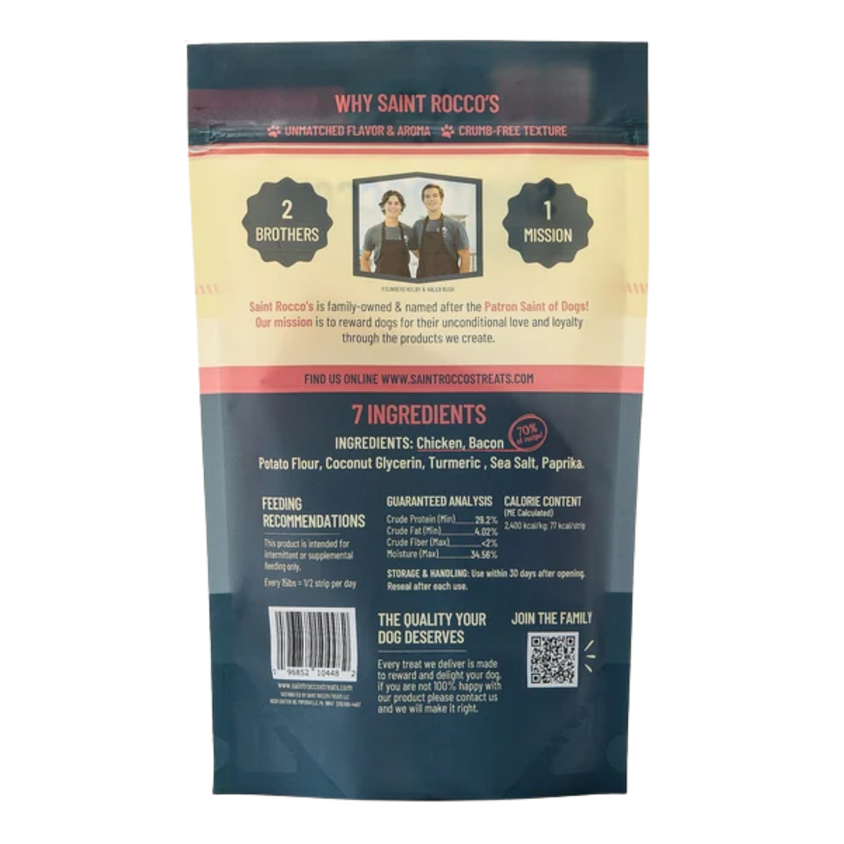 Saint Roccos Meat Lover Jerky Dog Treat
