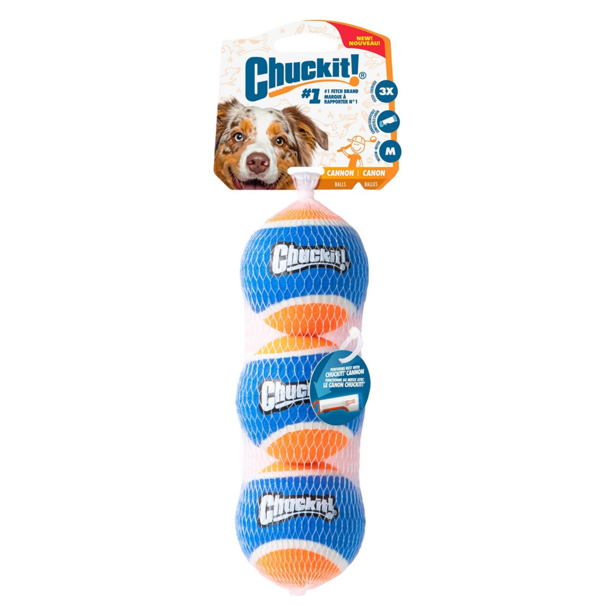 Chuckit! Medium Cannon Balls 3 ct