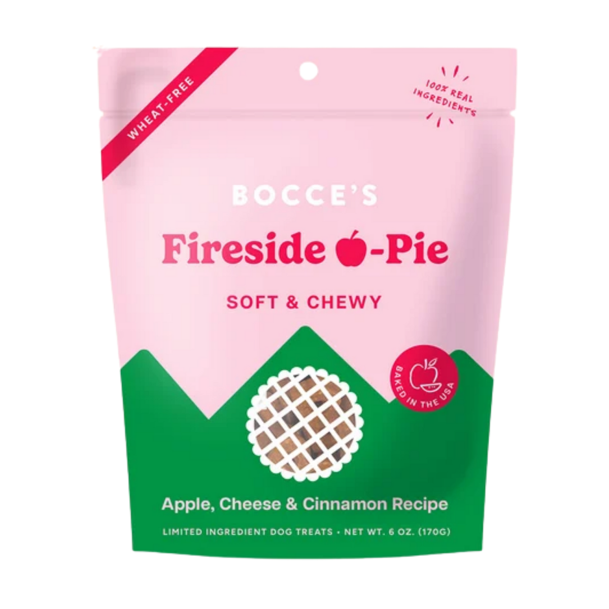 Bocce Fireside Apple Pie Soft & Chewy Dog Treats 6 oz