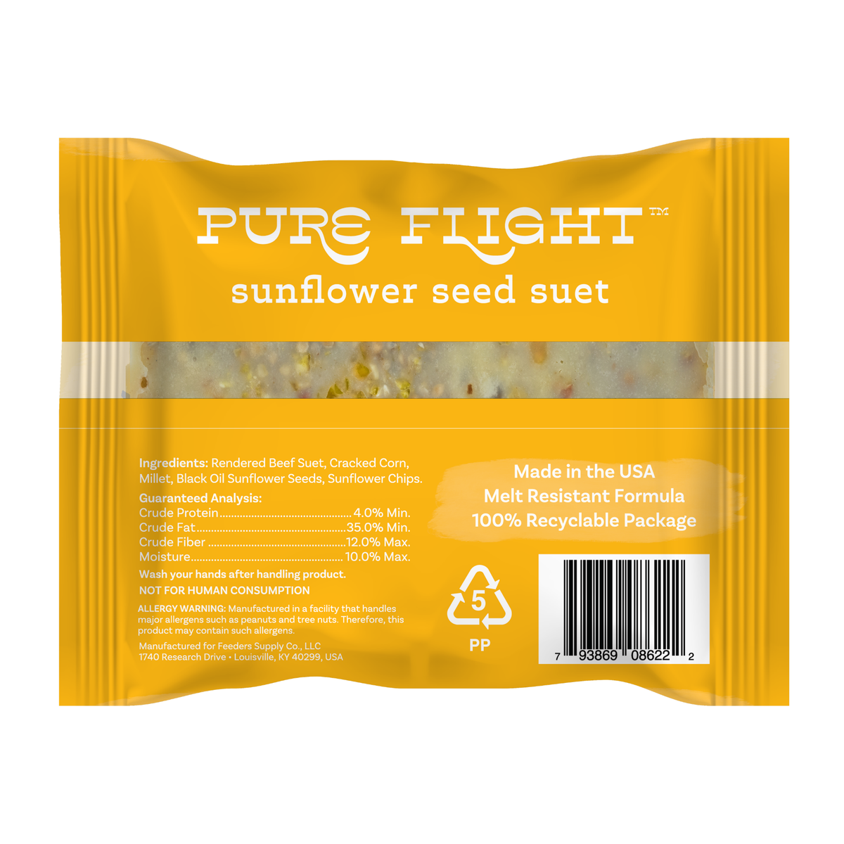 Pure Flight Sunflower Seed Suet
