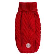 Gf Pet Chalet Dog Sweater, Red