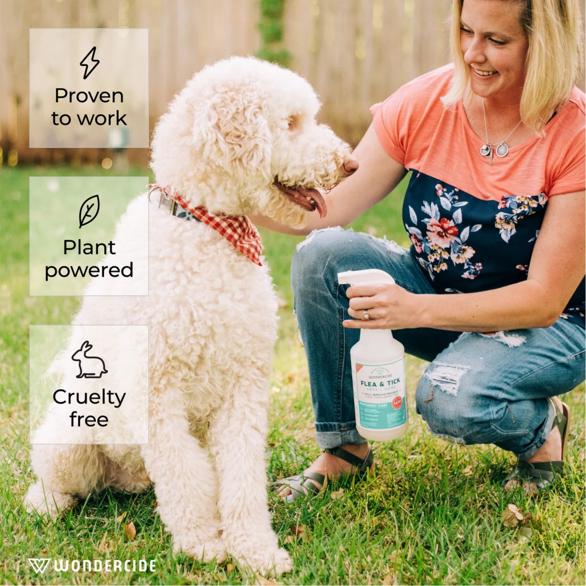 WONDERCIDE Flea/Tick/Mosquito Natural Cedarwood Scent Home & Pet Spray