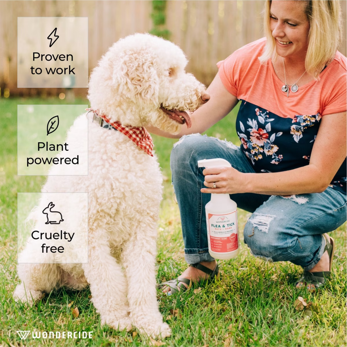 Wondercide Flea/Tick/Mosquito Natural Peppermint Scent Home & Pet Spray