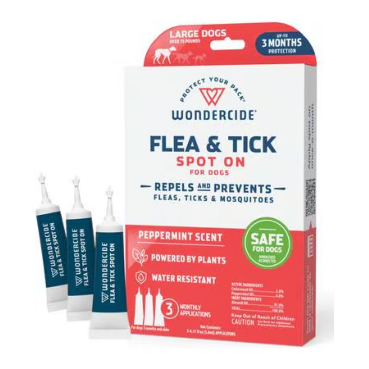 Wondercide Flea & Tick Spot On for Dogs with Natural Essential Oils