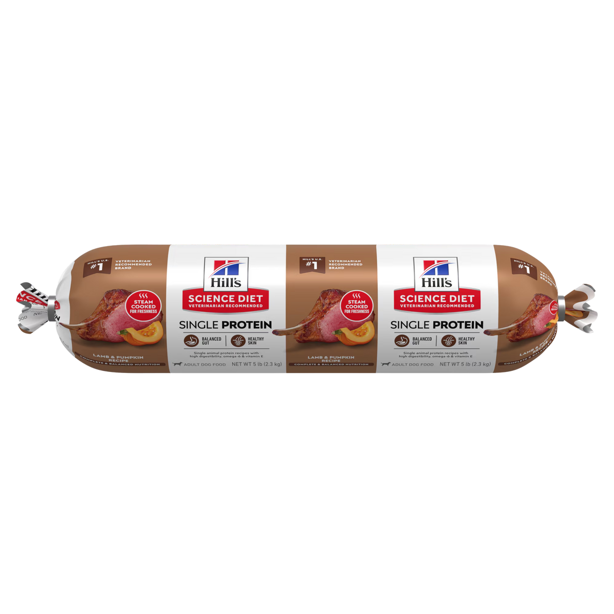 Hill's Science Diet Adult Single Protein Lamb & Pumpkin Recipe Fresh Dog Food Roll