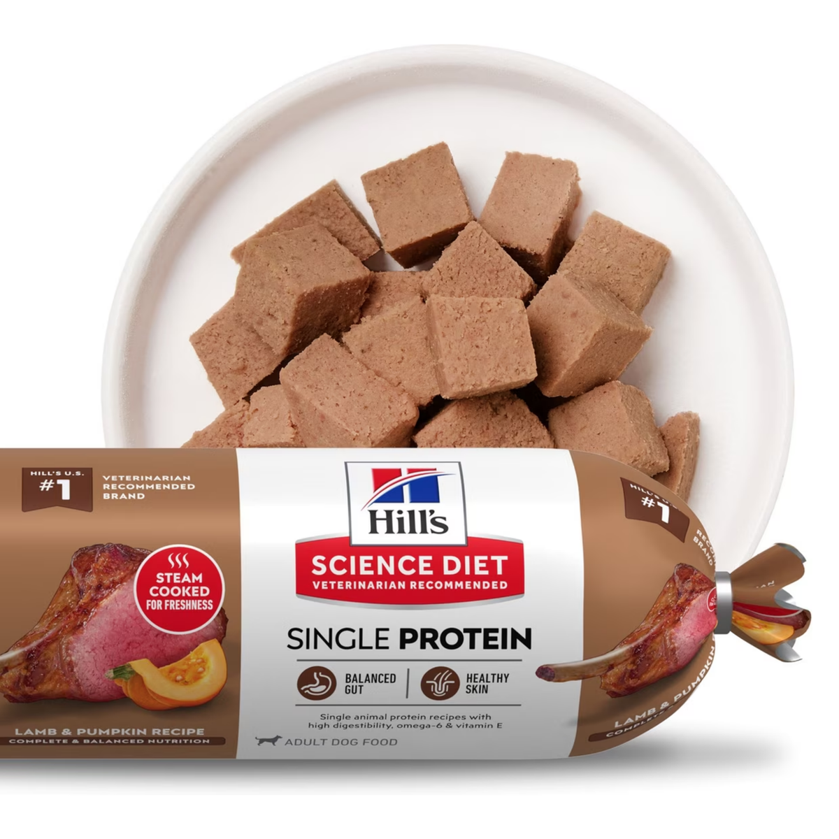 Hill's Science Diet Adult Single Protein Lamb & Pumpkin Recipe Fresh Dog Food Roll