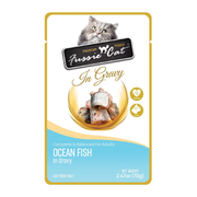 Fussie Cat Ocean Fish in Gravy Wet Cat Food Pouch