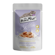 Fussie Cat Chicken with Pumpkin in Goat Milk Mousse Kitten Pouch Wet Food
