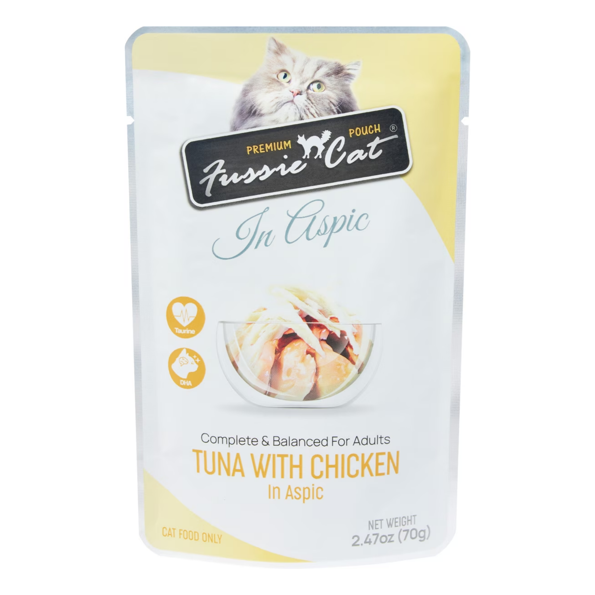 Fussie Cat Premium Tuna with Chicken in Aspic Wet Cat Food