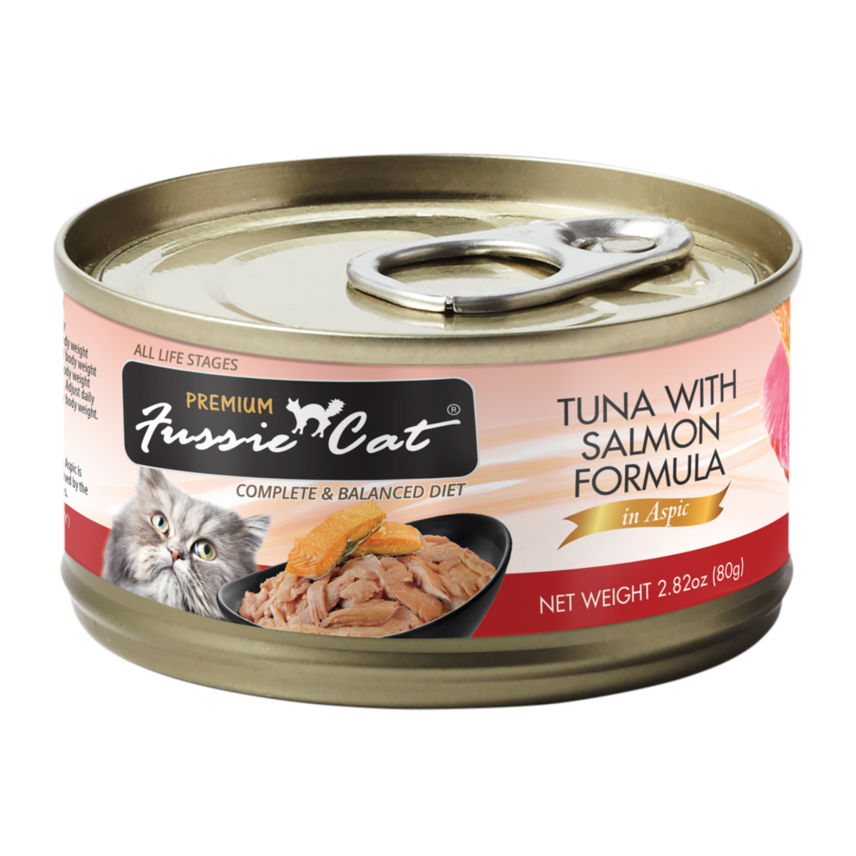 Fussie Cat Tuna With Salmon Formula In Aspic Grain-Free Canned Cat Food