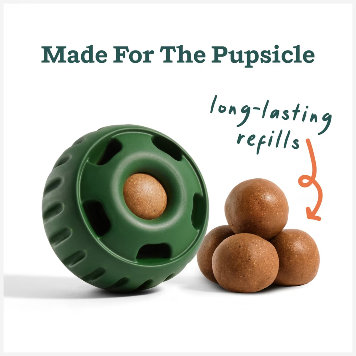 Woof Pupsicle Pops Refills Peanut Butter & Chicken Recipe Lickable Dog Treats