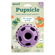 Woof The Pupsicle Long-lasting Refillable Dog Toy, Lavender